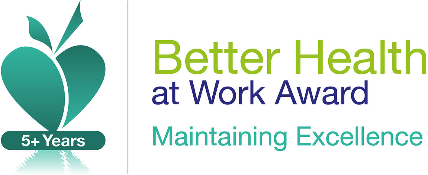 Better Health at Work Award, Maintaining Excellence - 5+ Years